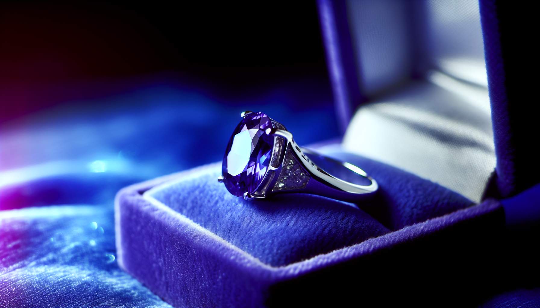 Découvrez la bague tanzanite parfaite 💍