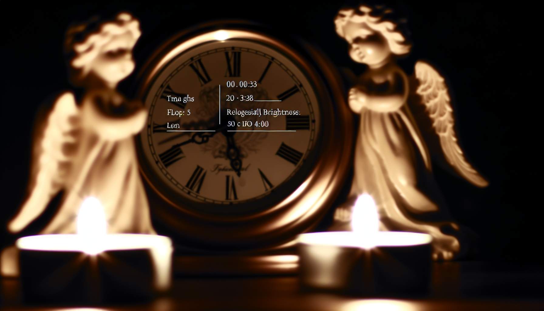 Découvrez la signification de l'heure miroir 00h03
