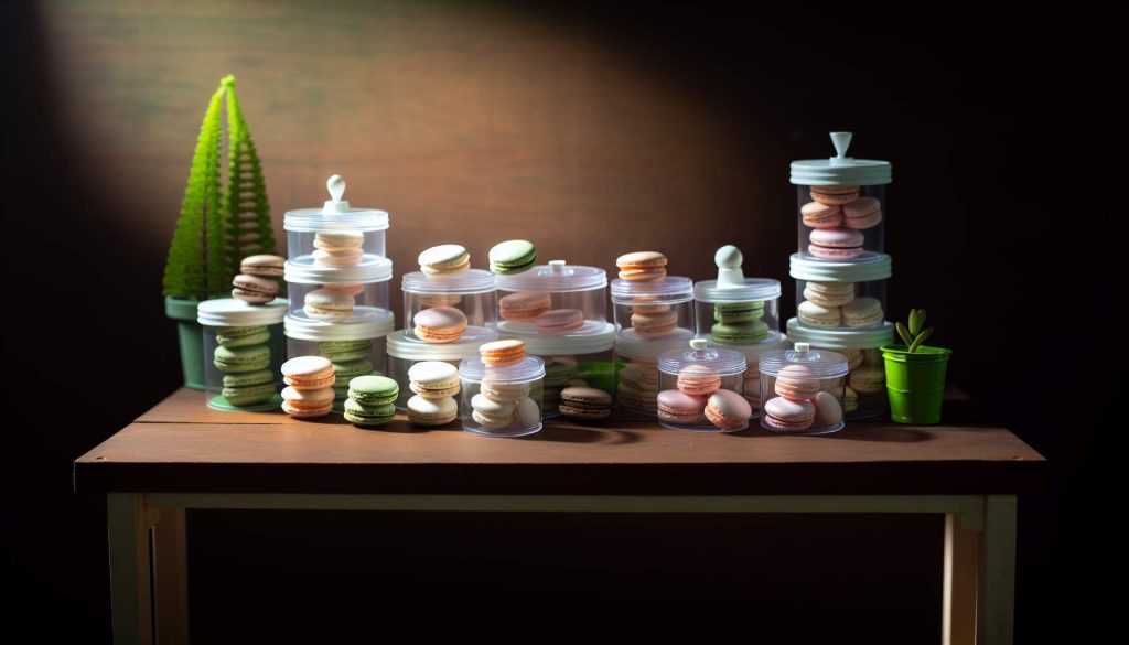 conservation coque macaron vide